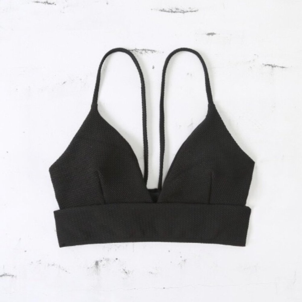 Lace Up Bikini Top